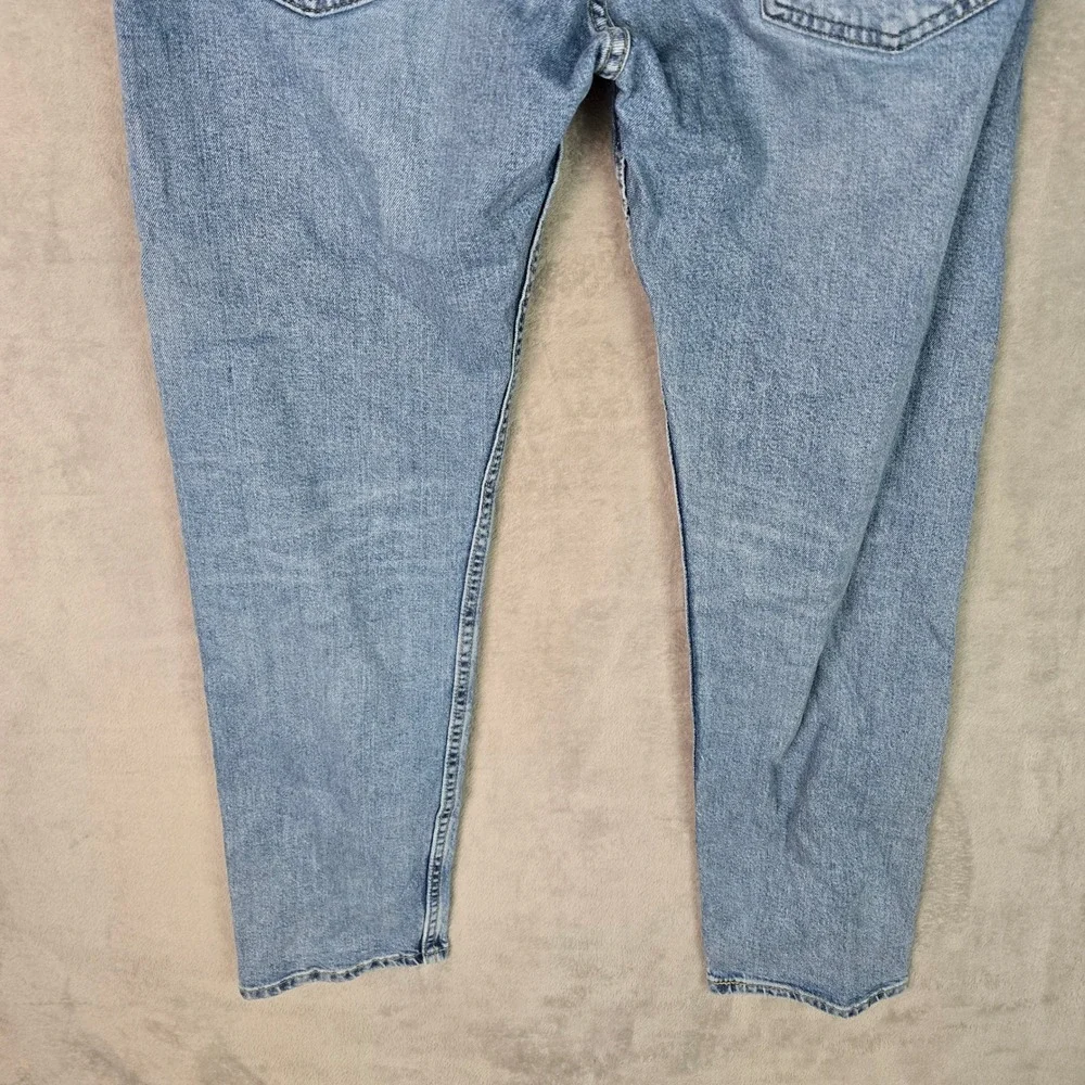 Levis 502 Regular Taper Mens Light Wash Blue Denim Jeans‎ 32x32 29507-0736